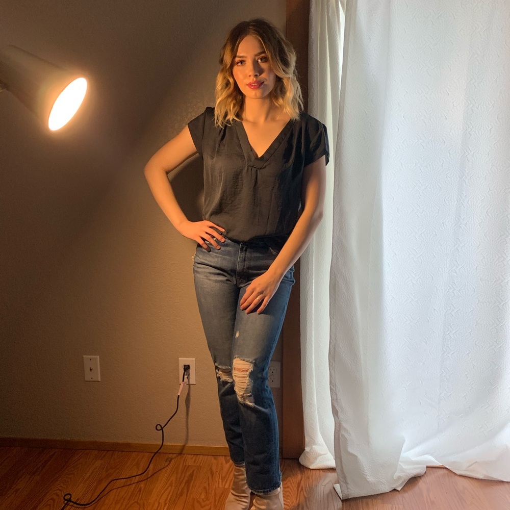 Grey blouse